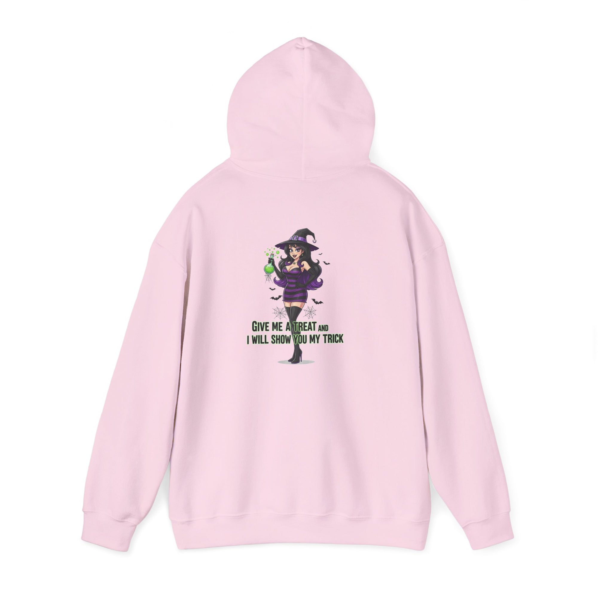 Sexy Witch Halloween Hoodie - Flirty Witch Costume Sweatshirt | Trick or Treat Halloween Apparel - Atlas Briefly