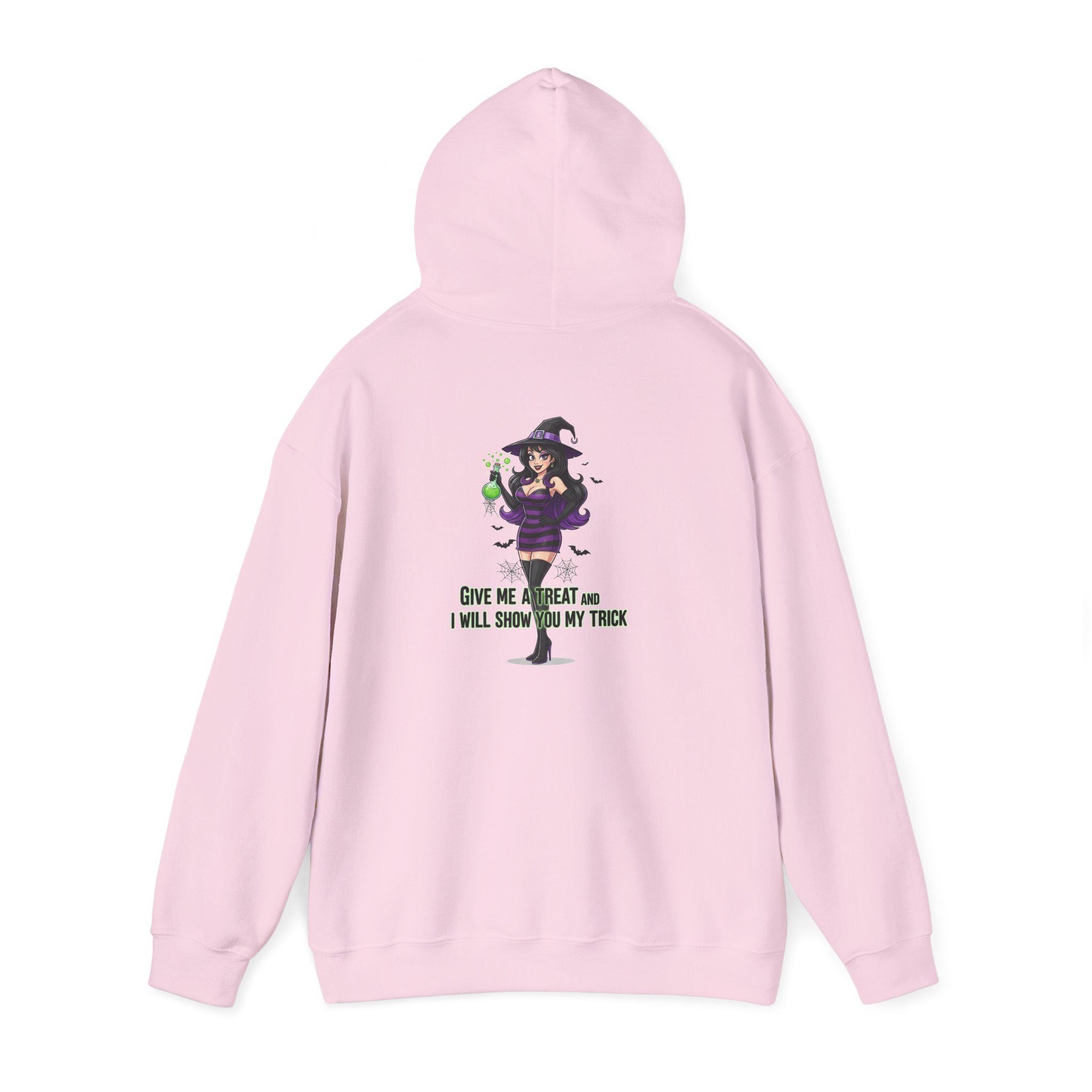 Sexy Witch Hoodie - Flirty Witch Costume Sweatshirt for Halloween Trick or Treat - Atlas Briefly