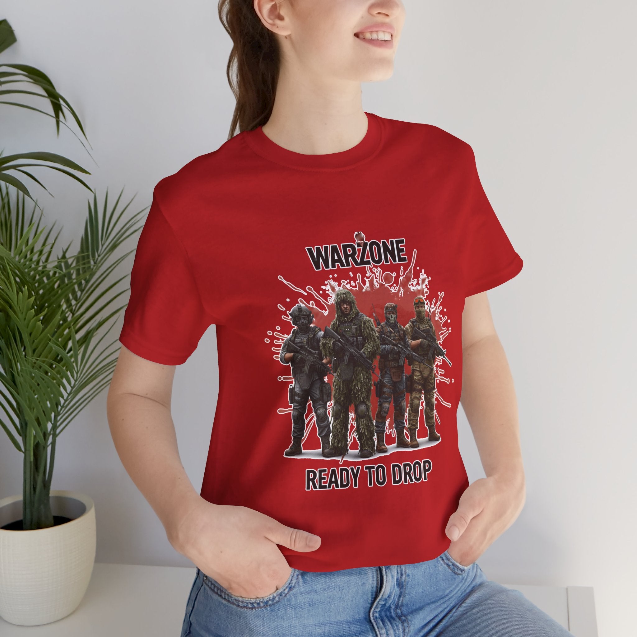 Warzone Drop T-shirt for Squad's Fashion Sense and Diverse K/D Ratio