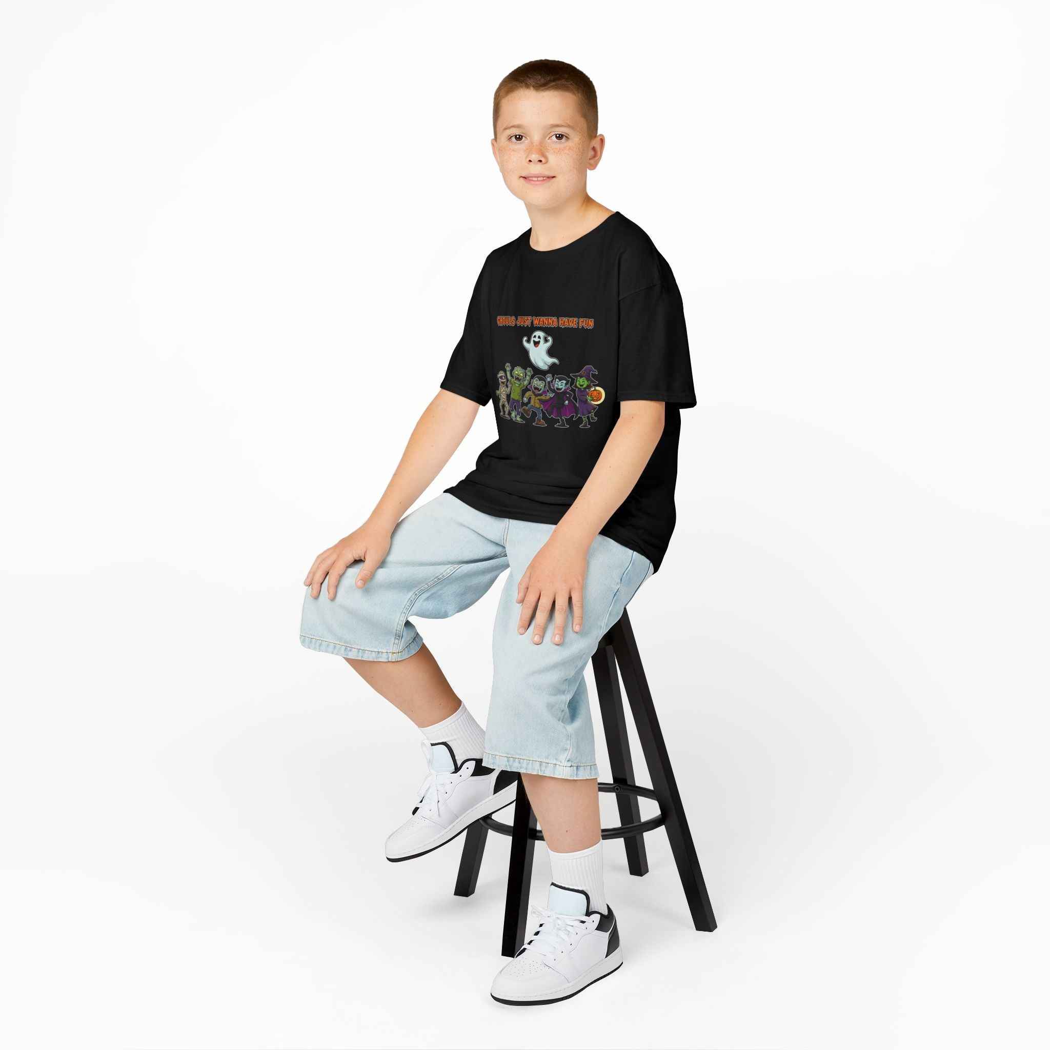 Ghouls Just Wanna Have Fun T-Shirt for Kids - Perfect Halloween Apparel - Atlas Briefly