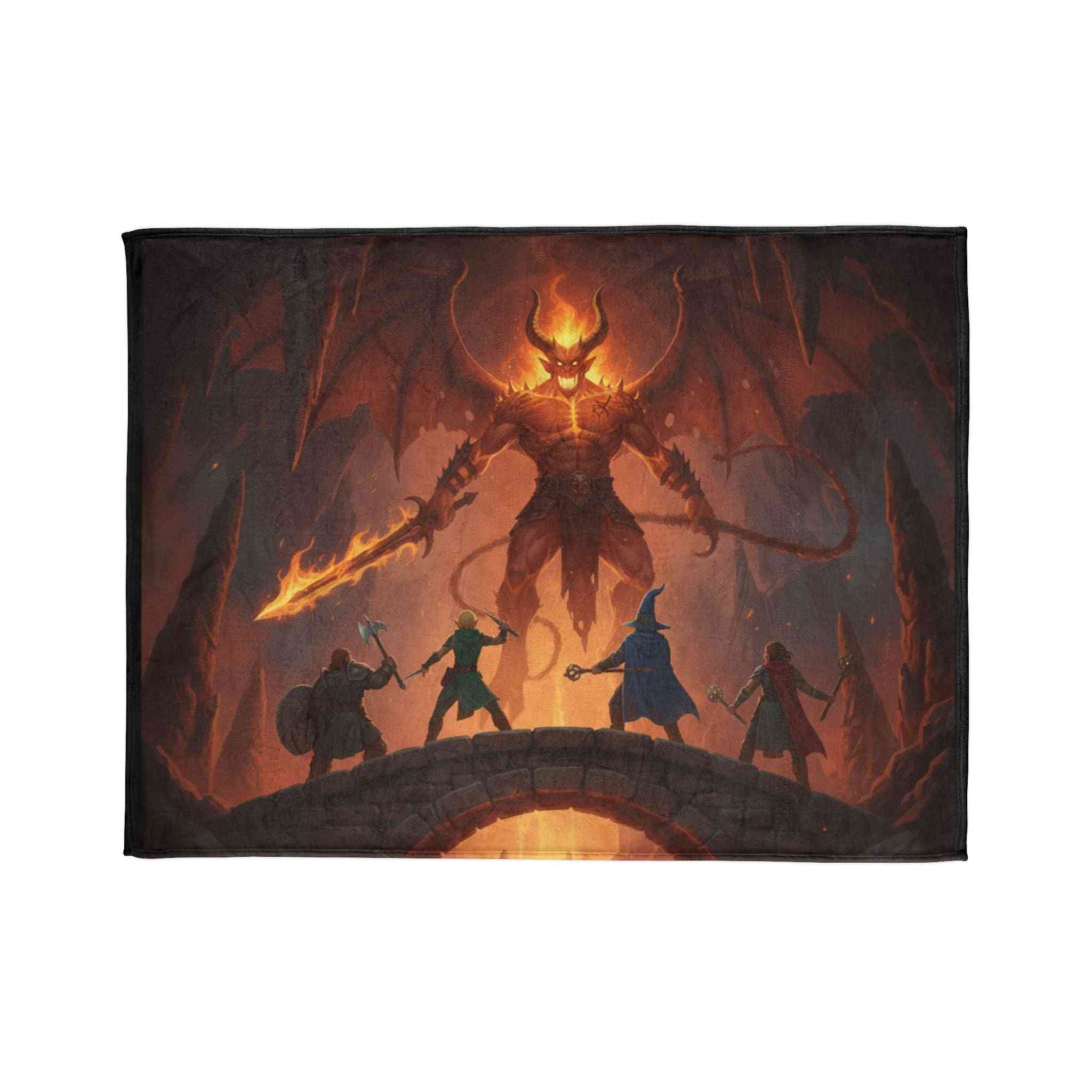 maybe we'll all roll 20s... - Fleece Throw