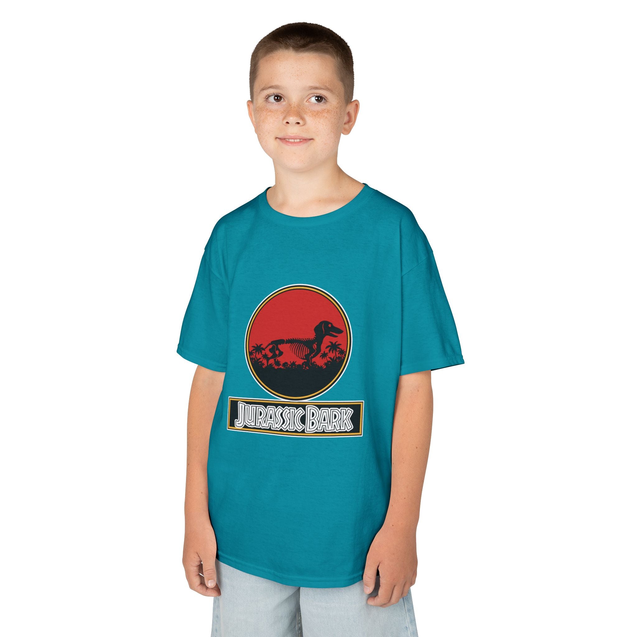Kids Dachshund T-Shirt - Jurassic Bark Wiener Dog Tee