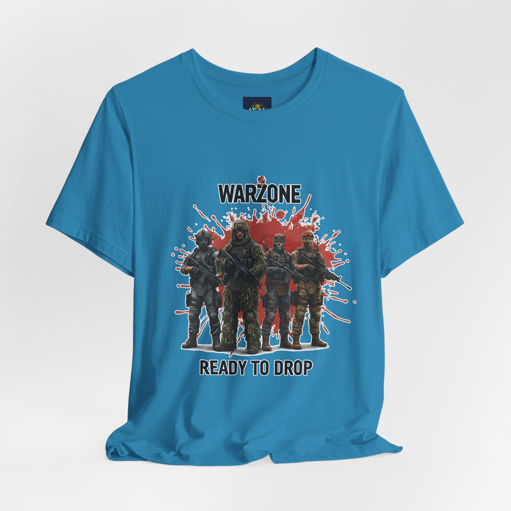 Warzone Drop T-shirt for Squad's Fashion Sense and Diverse K/D Ratio