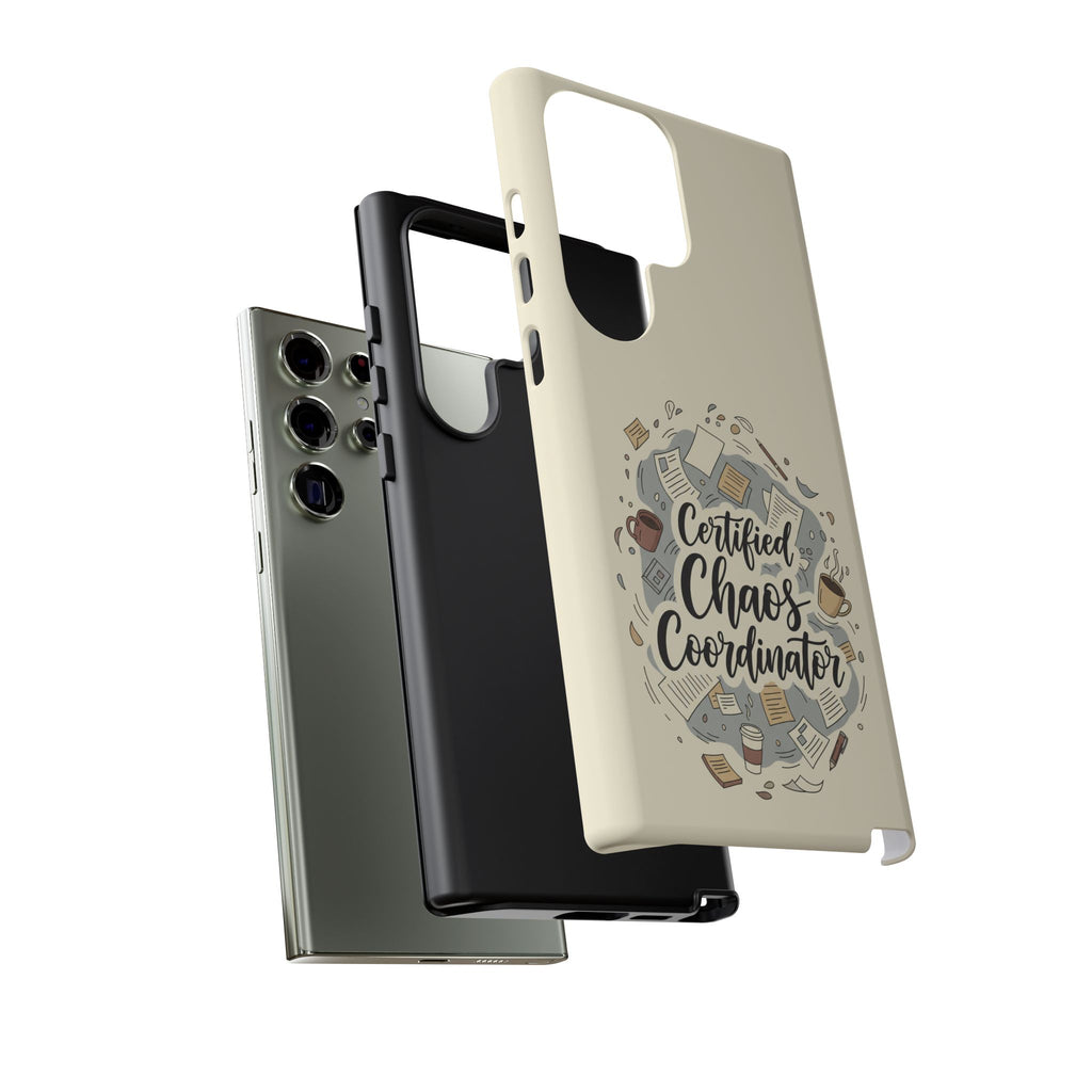 Certified Chaos Coordinator Phone Case - Funny Mom Teacher Mobile Cover | Organized Chaos Gift - Atlas Briefly