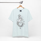 Capricorn Zodiac Tee - Unisex Minimalist Horoscope Shirt in Black and White