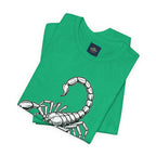 Scorpio Zodiac Tee - Unisex Minimalist Black and White Design