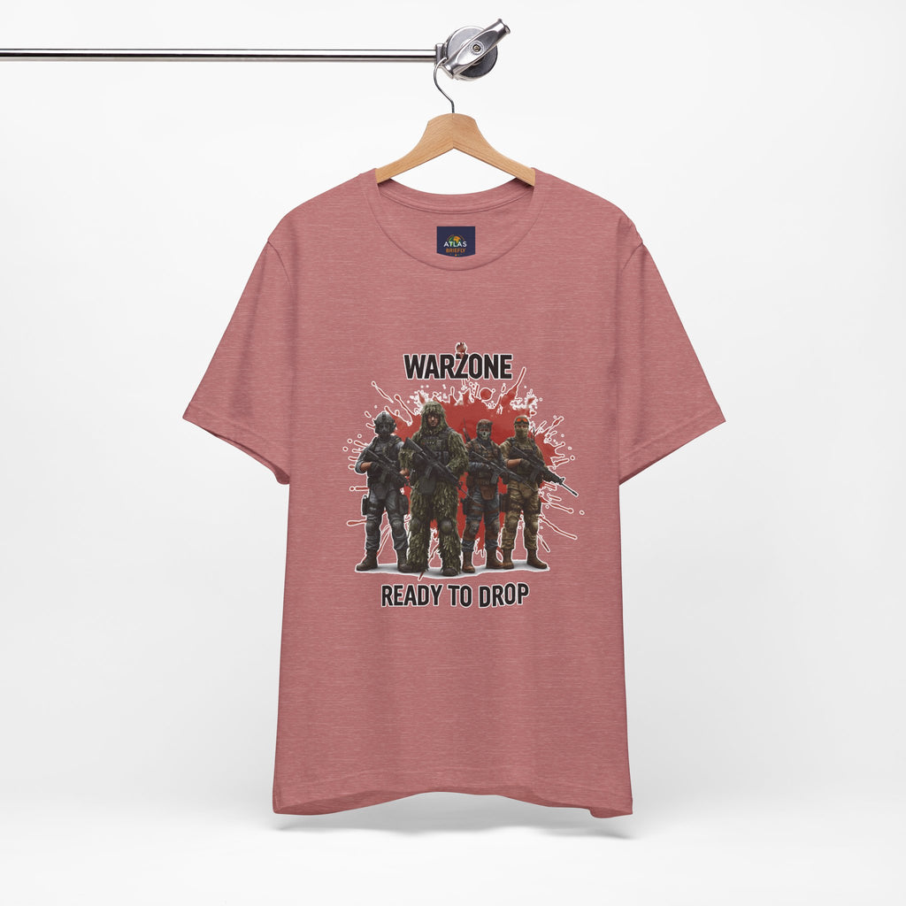 Warzone Drop T-shirt for Squad's Fashion Sense and Diverse K/D Ratio - Atlas Briefly