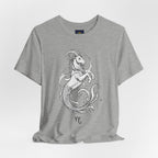 Capricorn Zodiac Tee - Unisex Minimalist Horoscope Shirt in Black and White