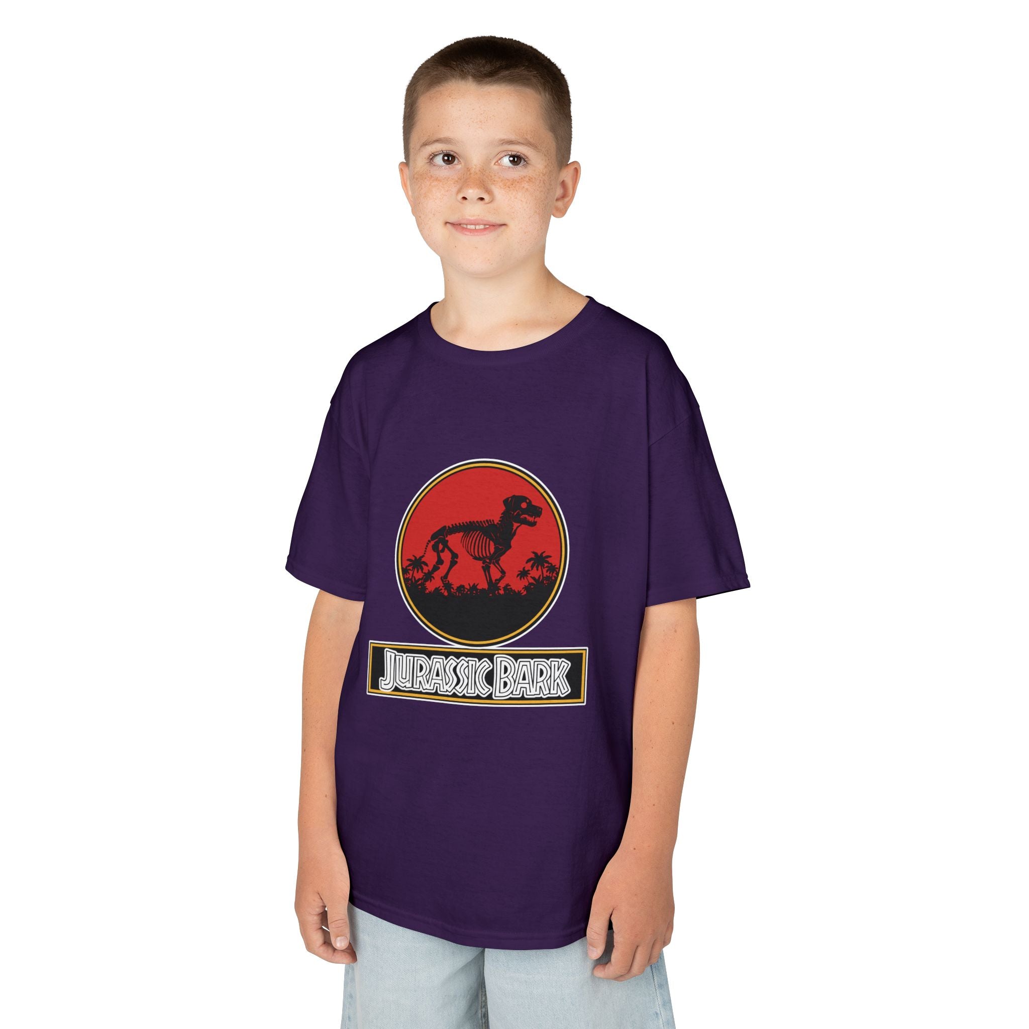 Kids Rottweiler T-Shirt - Jurassic Bark -  Perfect Dog Tee for Kids