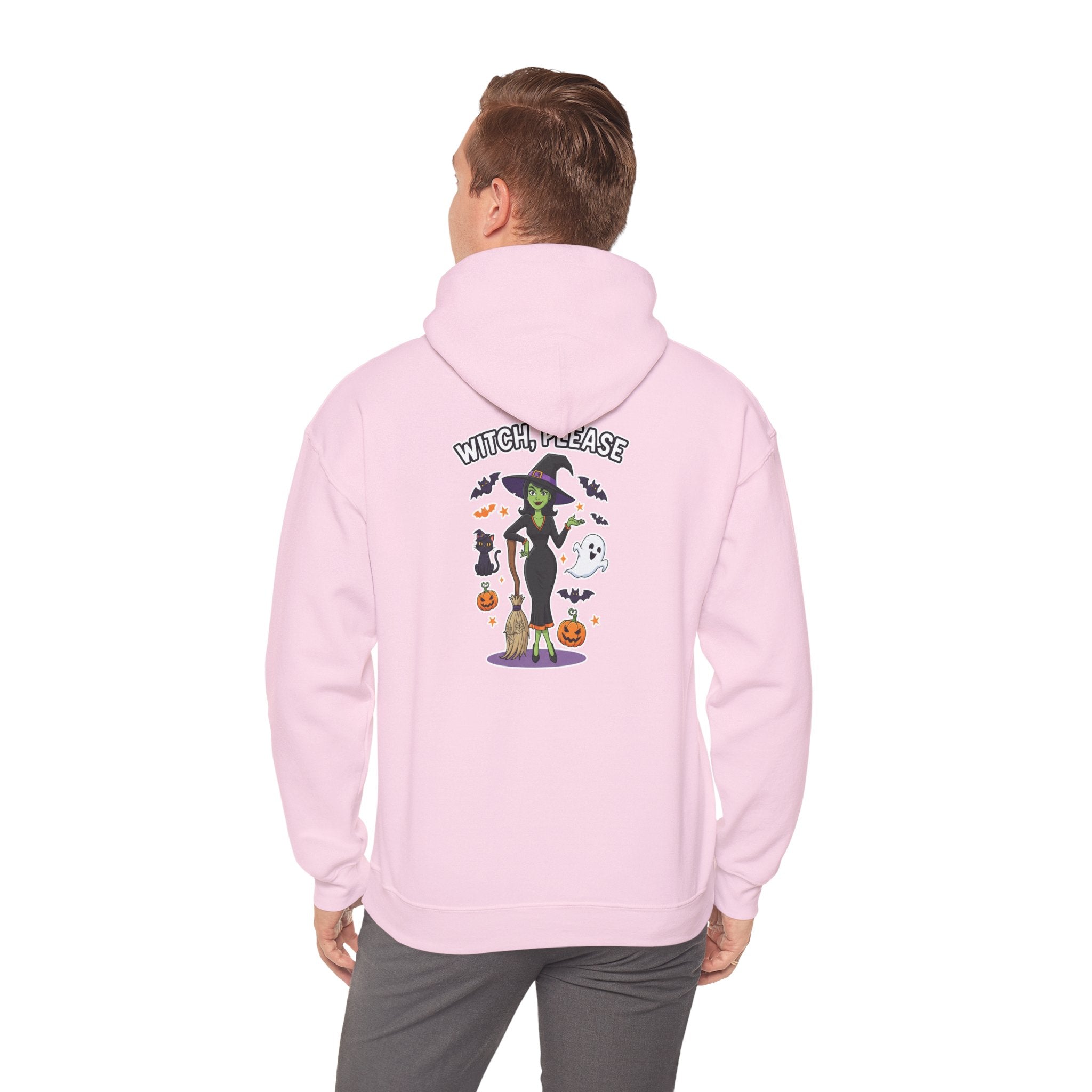 Witch Please Halloween Hoodie - Sassy Witch Sweatshirt for Spooky Season - Atlas Briefly