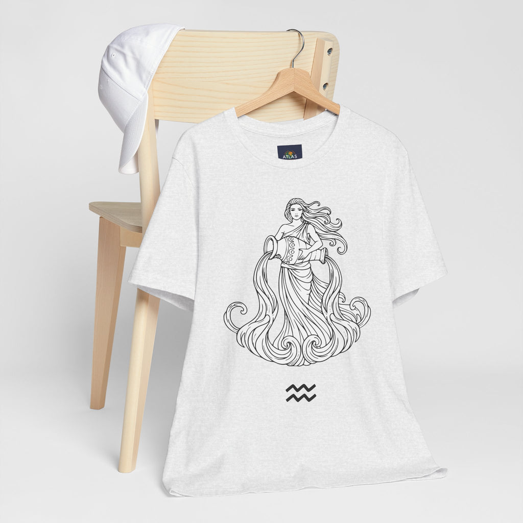 Aquarius Zodiac Tee - Unisex Astrology T-Shirt for Trendy Style