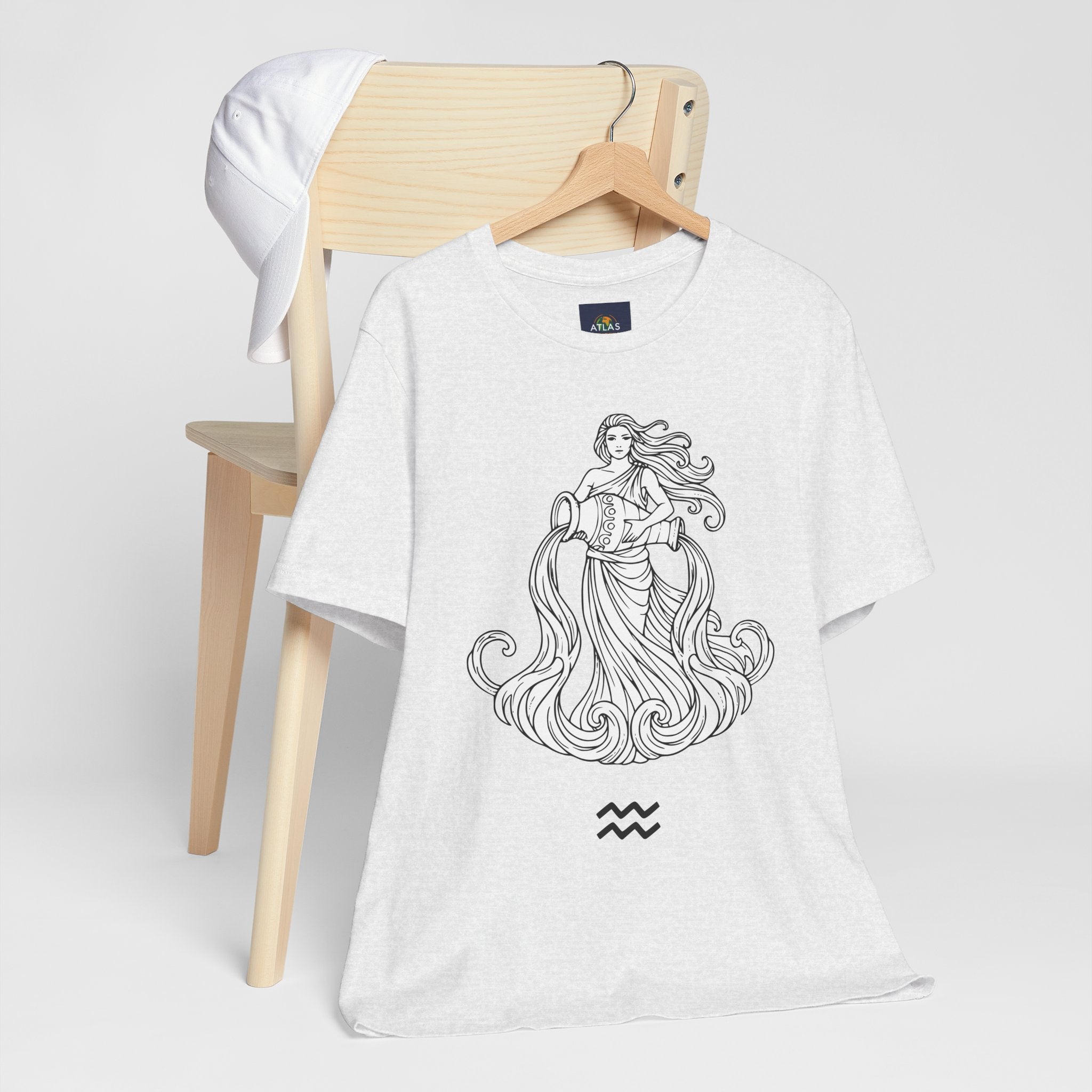 Aquarius Zodiac Tee - Unisex Astrology T-Shirt for Trendy Style