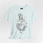 Capricorn Zodiac Tee - Unisex Minimalist Horoscope Shirt in Black and White