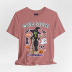 Witch Please Halloween T-Shirt - Sassy Witch Tee with Pumpkin Design | Funny Halloween Shirt - Atlas Briefly