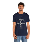Libra Zodiac Tee - Stylish Unisex Minimalist Black and White Design
