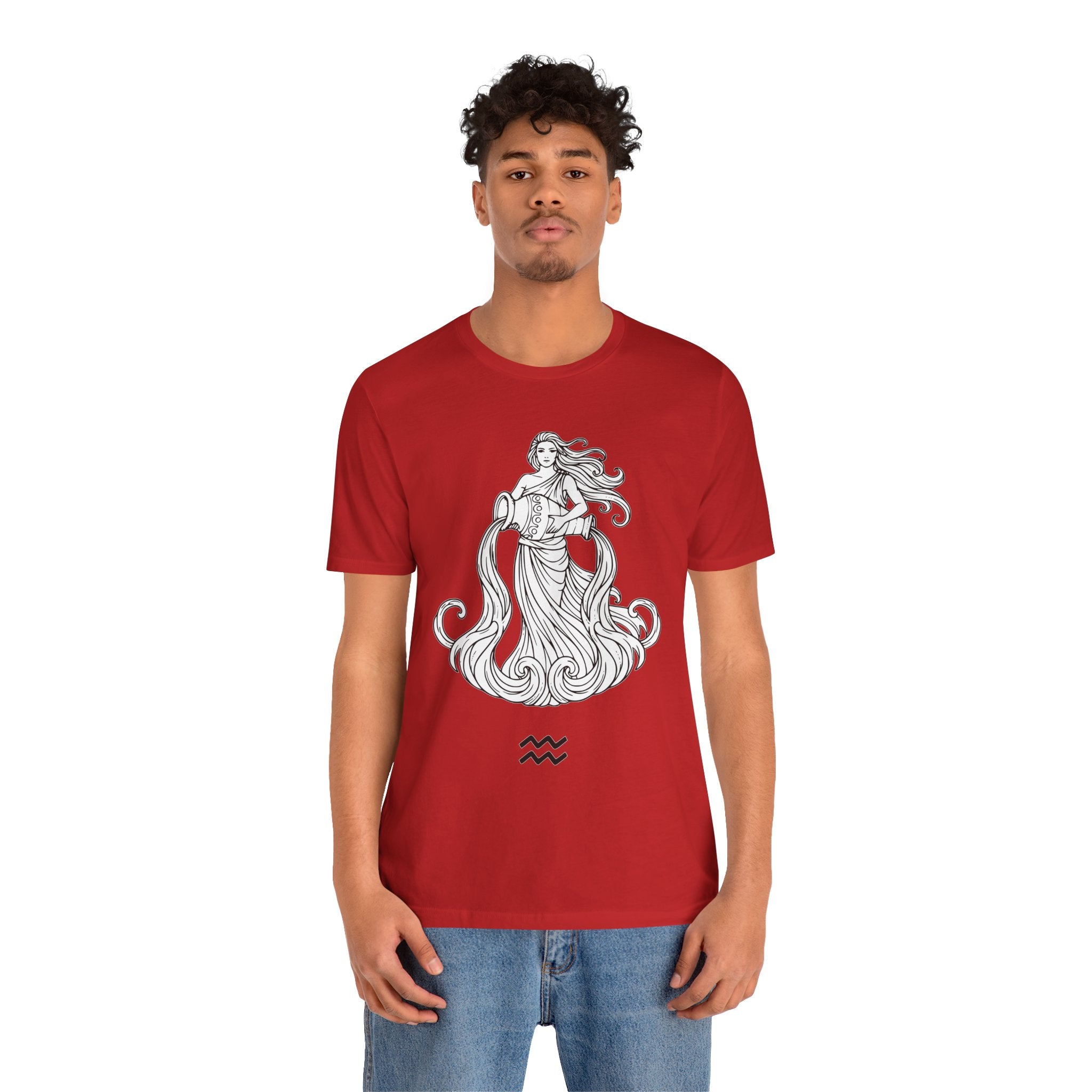 Aquarius Zodiac Tee - Unisex Astrology T-Shirt for Trendy Style