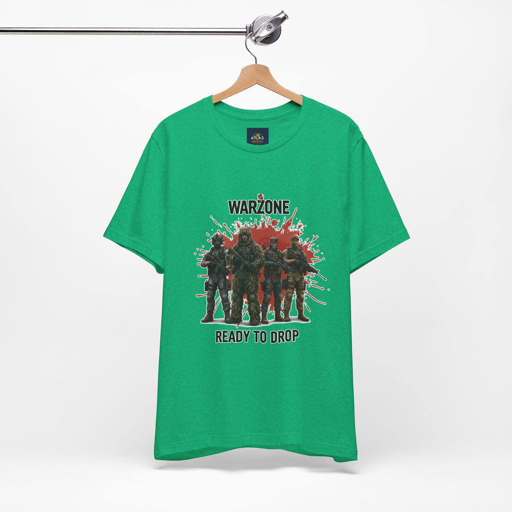 Warzone Drop T-shirt for Squad's Fashion Sense and Diverse K/D Ratio