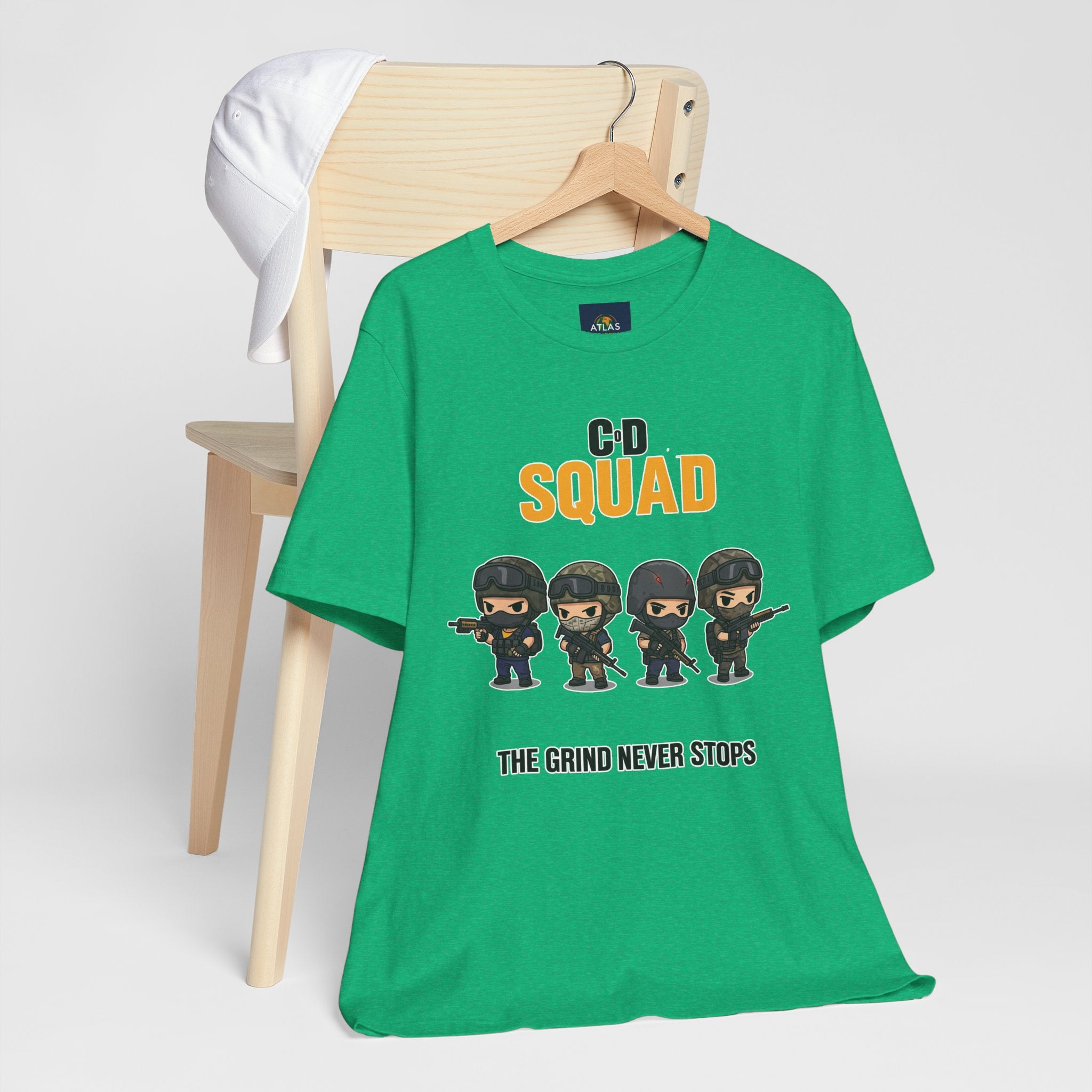 CoD Squad Tee for Gamers: The Grind Never Stops