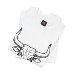 Taurus Zodiac T-Shirt - Minimalist Black and White Unisex T-Shirt