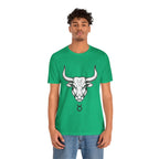 Taurus Zodiac T-Shirt - Minimalist Black and White Unisex T-Shirt