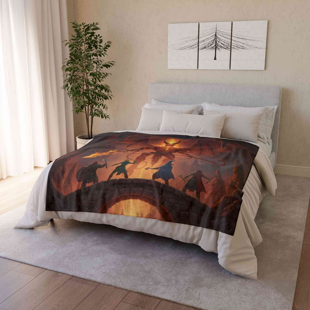 maybe we'll all roll 20s... - Fleece Throw