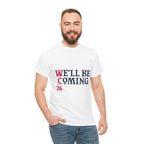 "We'll Be Coming '26" Scotland World Cup T-Shirt | Premium Tartan Army Fan Gear