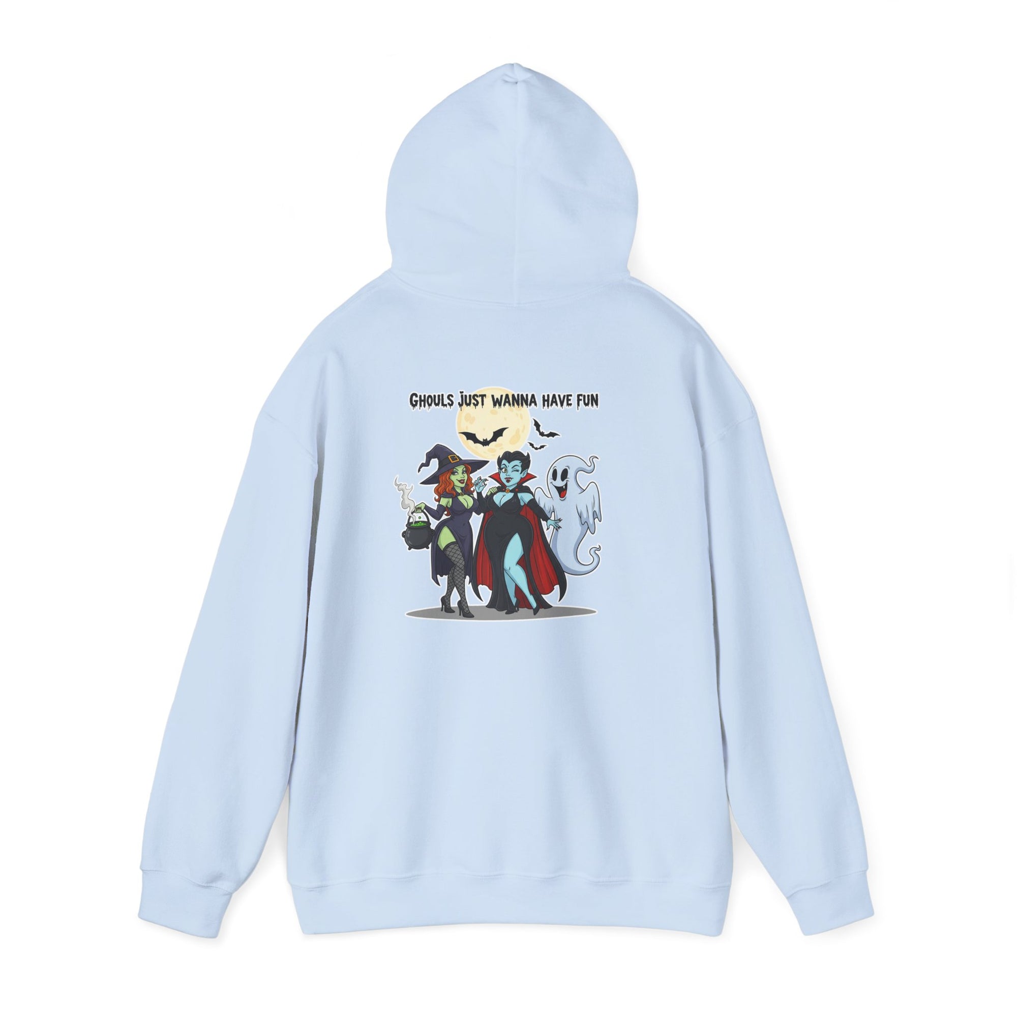 Ghouls Just Wanna Have Fun Halloween Hoodie - Witch Vampire Ghost Sweatshirt | Spooky Squad Apparel - Atlas Briefly