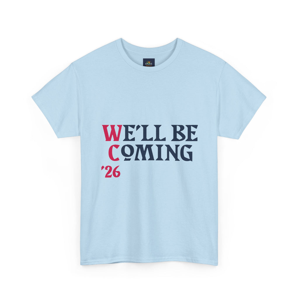 "We'll Be Coming '26" Scotland World Cup T-Shirt | Premium Tartan Army Fan Gear