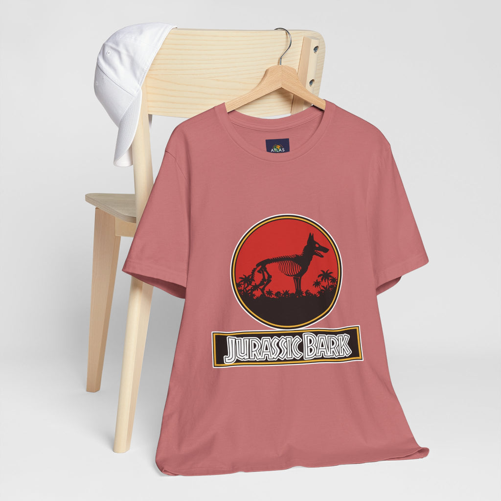 German Shepherd T-Shirt - Jurassic Bark Design | Unique Dog Lover Gift & Worldwide Shipping - Atlas Briefly