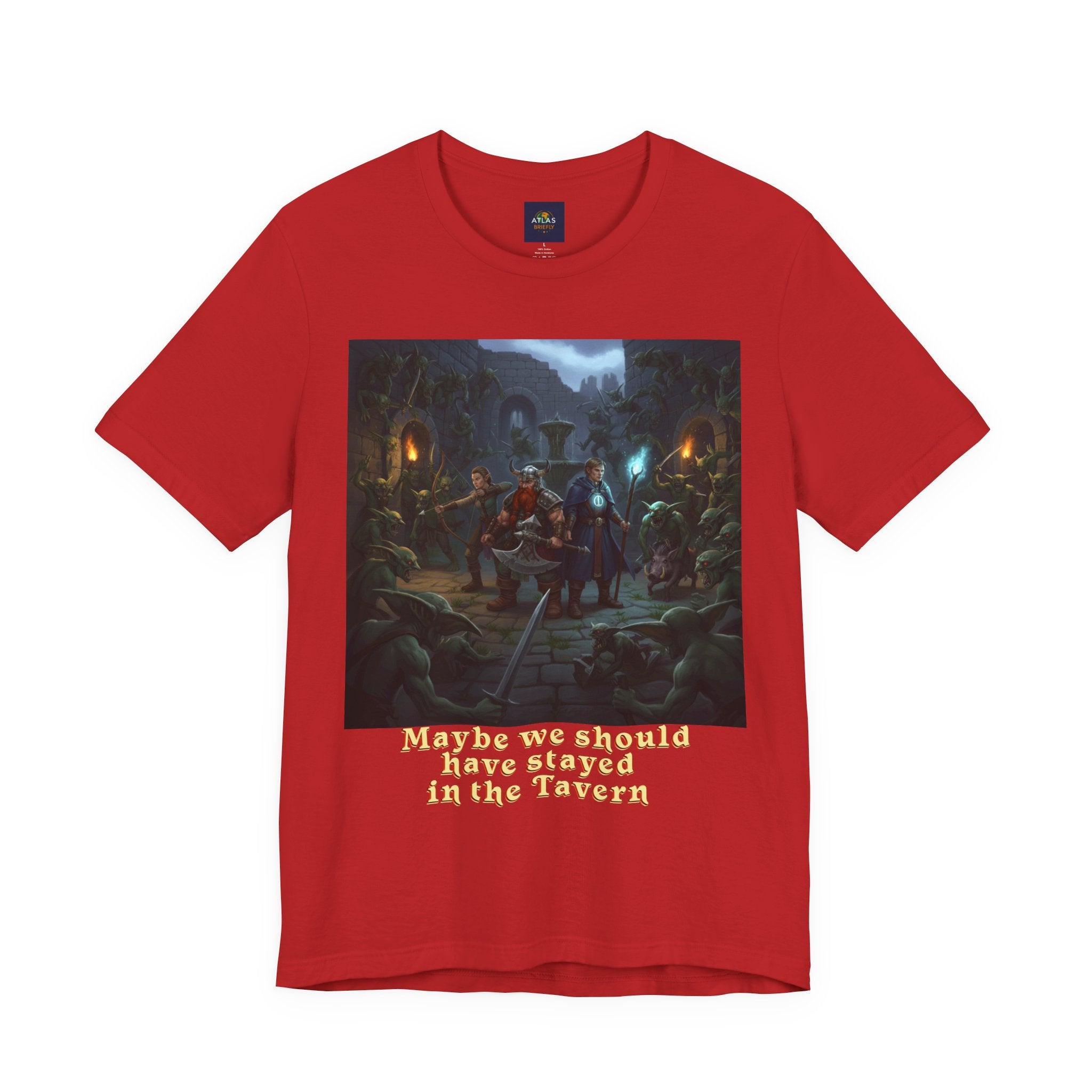 Goblin Ambush T-Shirt - Unleash Your Inner Fantasy Adventure - Atlas Briefly