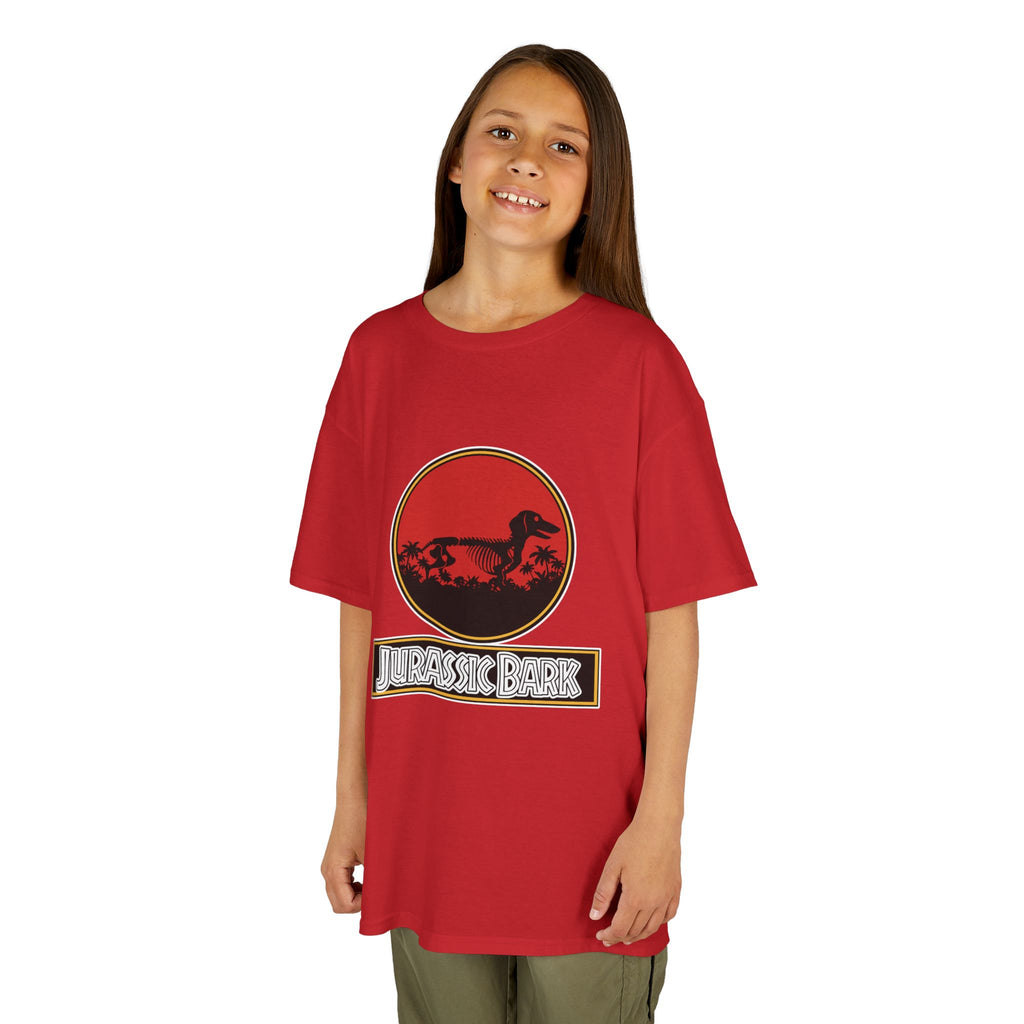 Kids Dachshund T-Shirt - Jurassic Bark Wiener Dog Tee