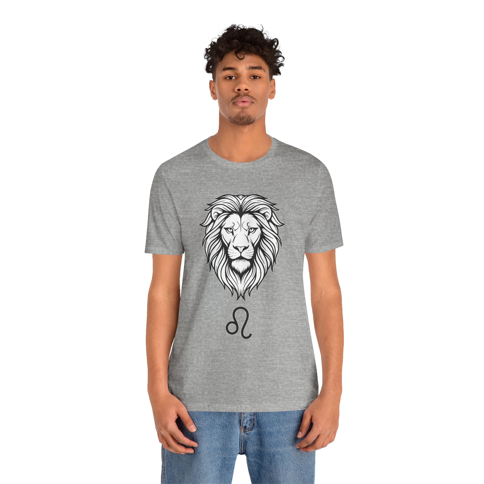 Leo Zodiac T-shirt- Black & White Leo unisex Shirt
