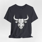 Taurus Zodiac T-Shirt - Minimalist Black and White Unisex T-Shirt