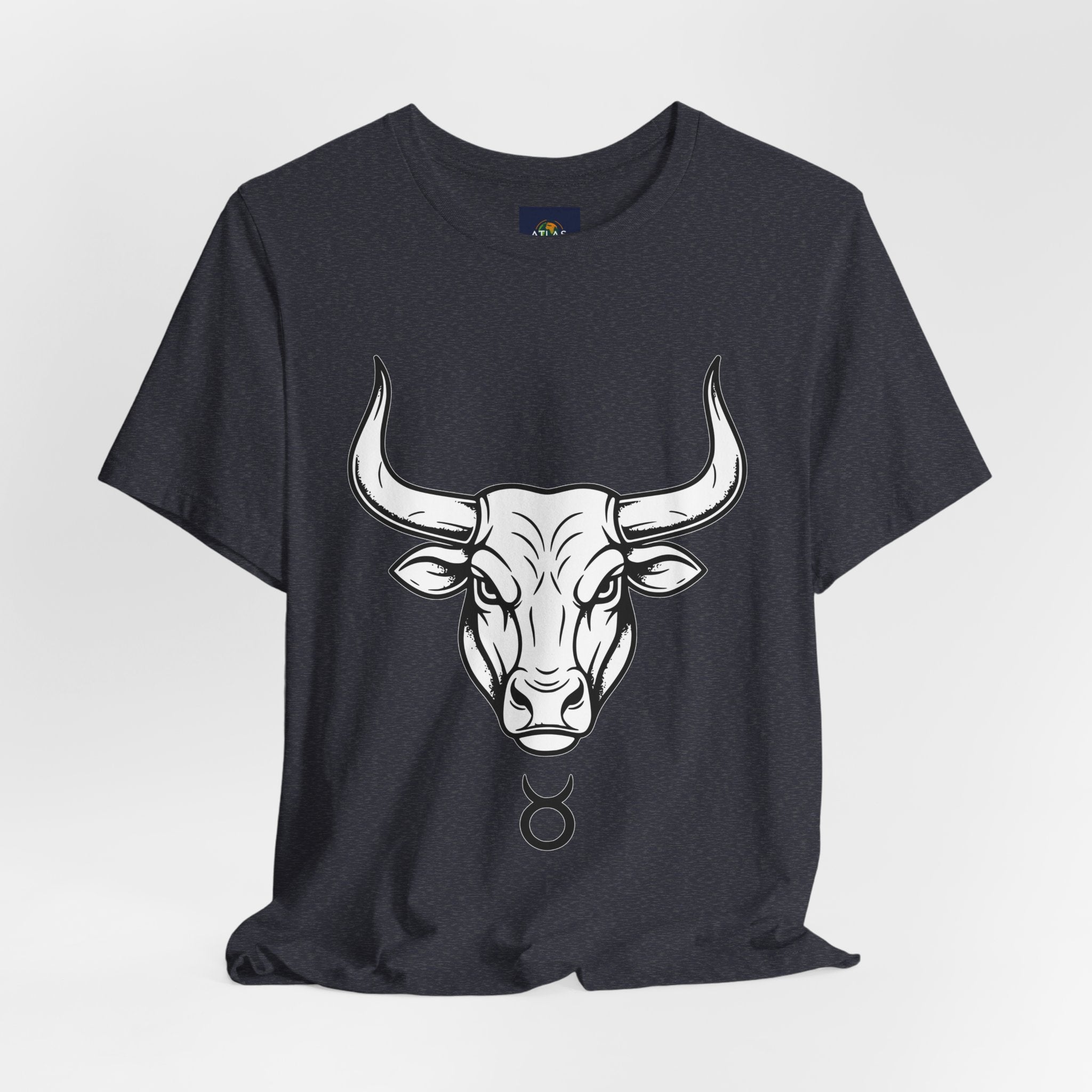 Taurus Zodiac T-Shirt - Minimalist Black and White Unisex T-Shirt