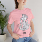 Aquarius Zodiac Tee - Unisex Astrology T-Shirt for Trendy Style