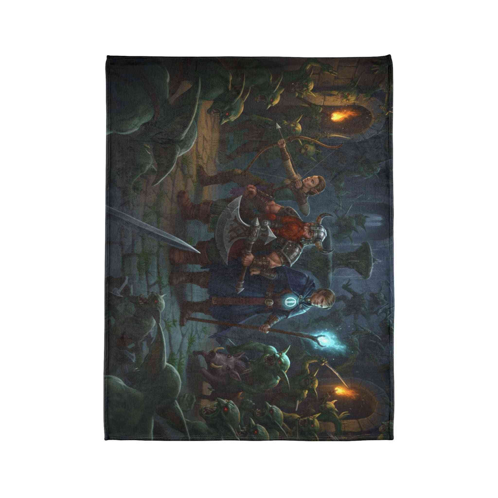 Surrounded in the Dungeon - Fleece Throw