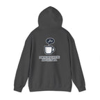 Powered by Caffeine and Sheer Will Hoodie - Funny Coffee Lover Sweatshirt | Minimalist Humor Gift - Atlas Briefly