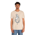 Capricorn Zodiac Tee - Unisex Minimalist Horoscope Shirt in Black and White