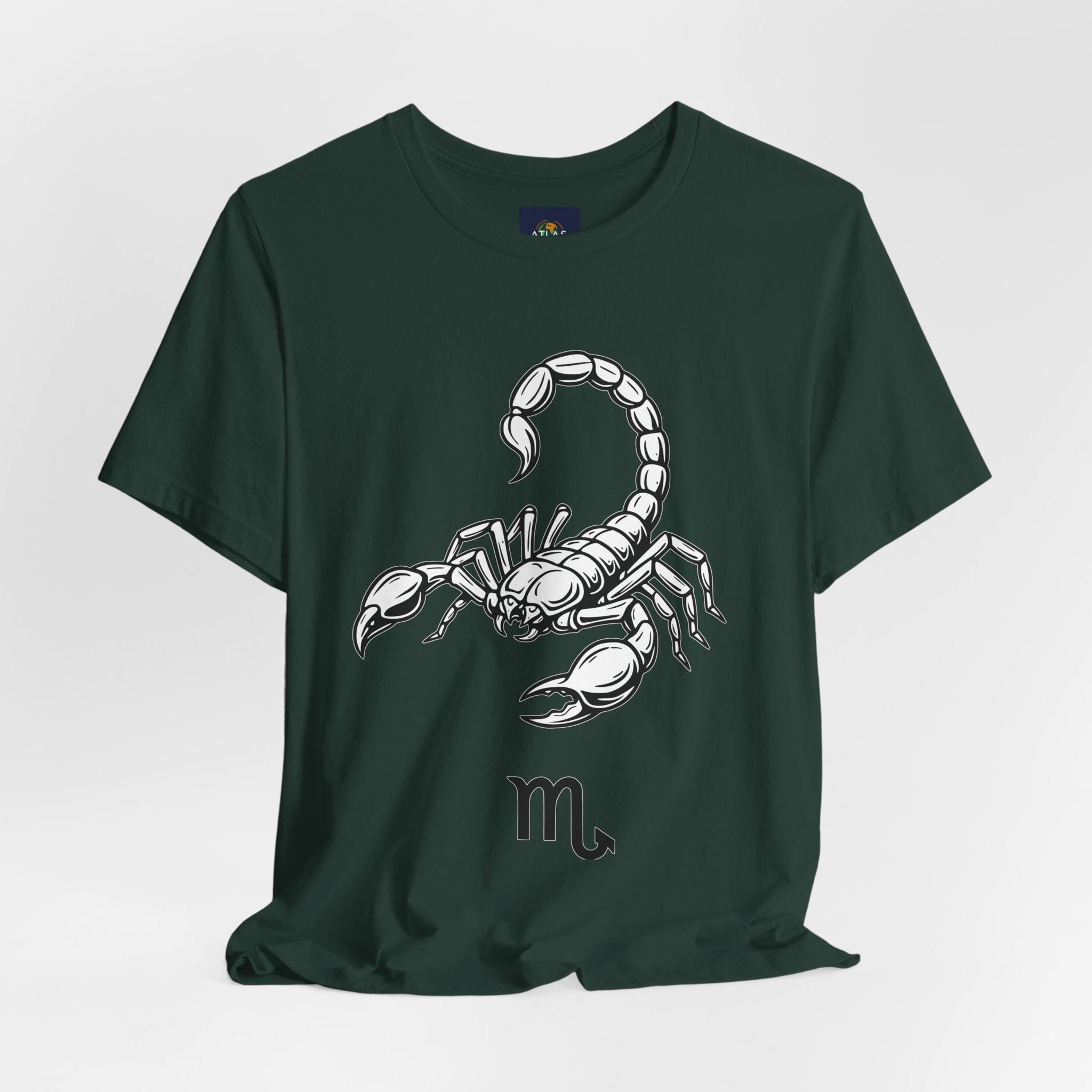 Scorpio Zodiac Tee - Unisex Minimalist Black and White Design