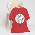 Virgo Zodiac Tee - Minimalist Black and White Unisex T-Shirt