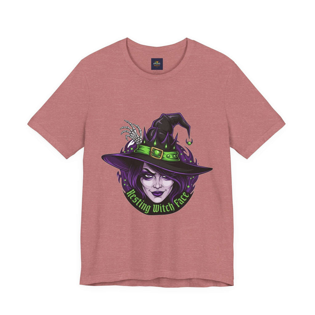Resting Witch Face Halloween T-Shirt - Funny Witch Tee for Women & Men | Halloween Graphic Shirt - Atlas Briefly