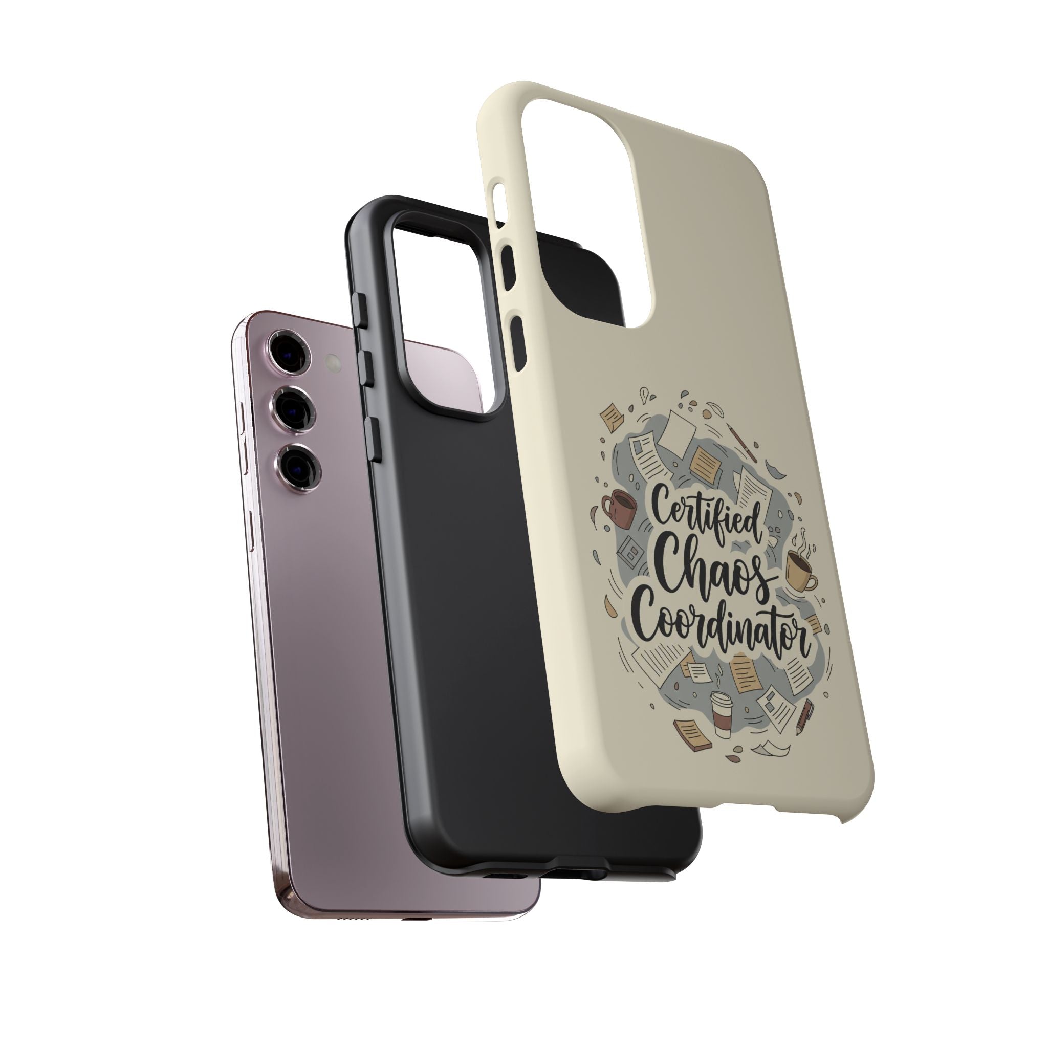 Certified Chaos Coordinator Phone Case - Funny Mom Teacher Mobile Cover | Organized Chaos Gift - Atlas Briefly
