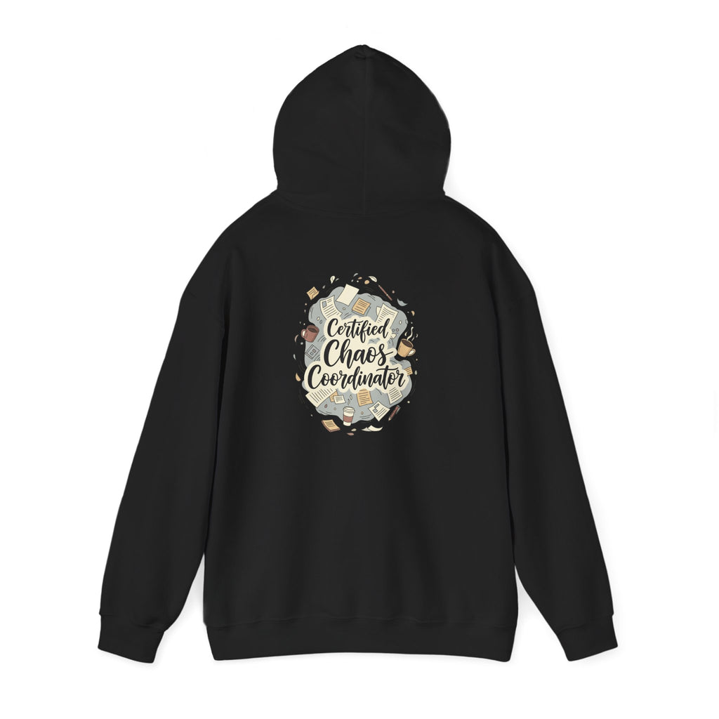 Certified Chaos Coordinator Hoodie - Funny Mom Teacher Gift | Organized Chaos Sweatshirt - Atlas Briefly