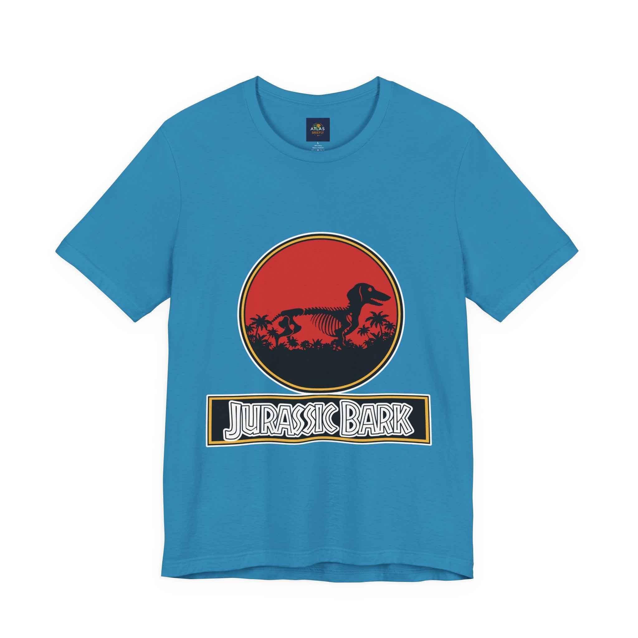 Dachshund Jurassic Bark T-Shirt - Perfect Wiener Dog Gift for Pet Lovers - Atlas Briefly