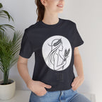 Virgo Zodiac Tee - Minimalist Black and White Unisex T-Shirt