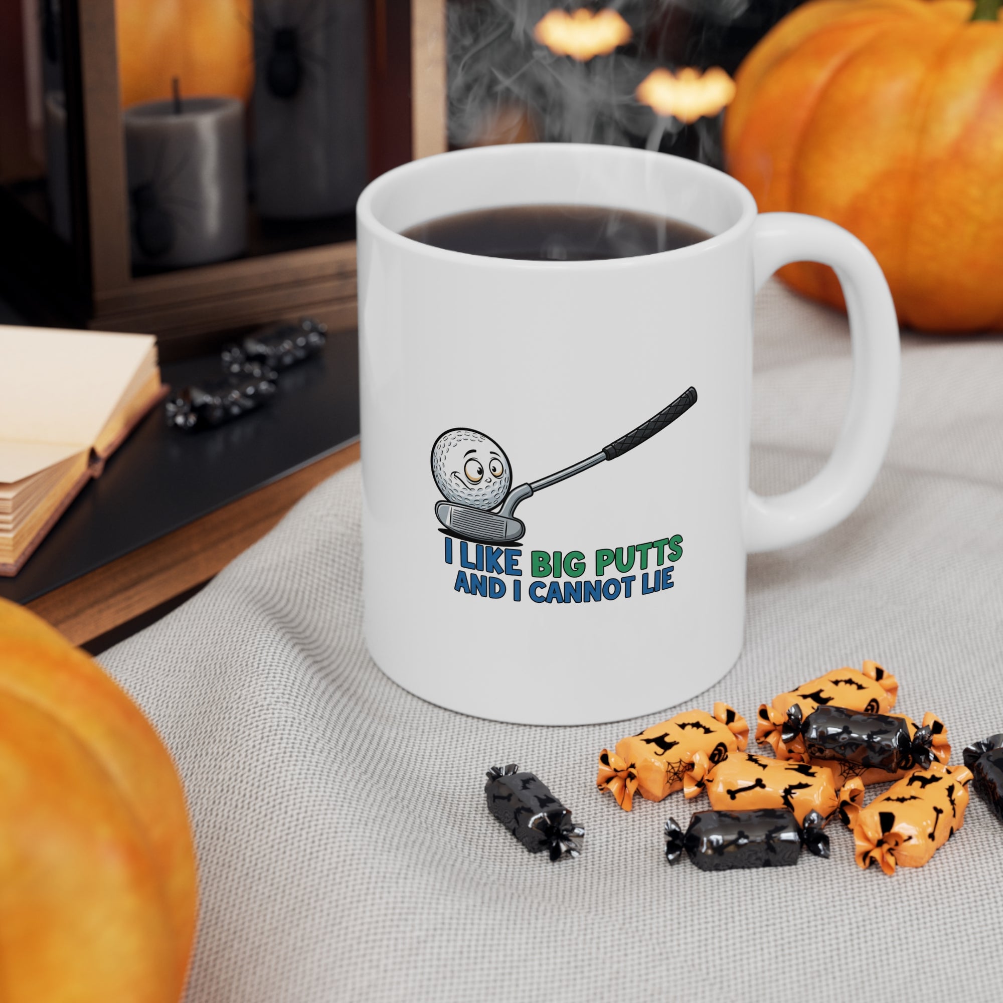 I Like Big Putts Golf Mug - Funny Golf Gift for Him | Hilarious Golfer Coffee Cup (EU) - Atlas Briefly