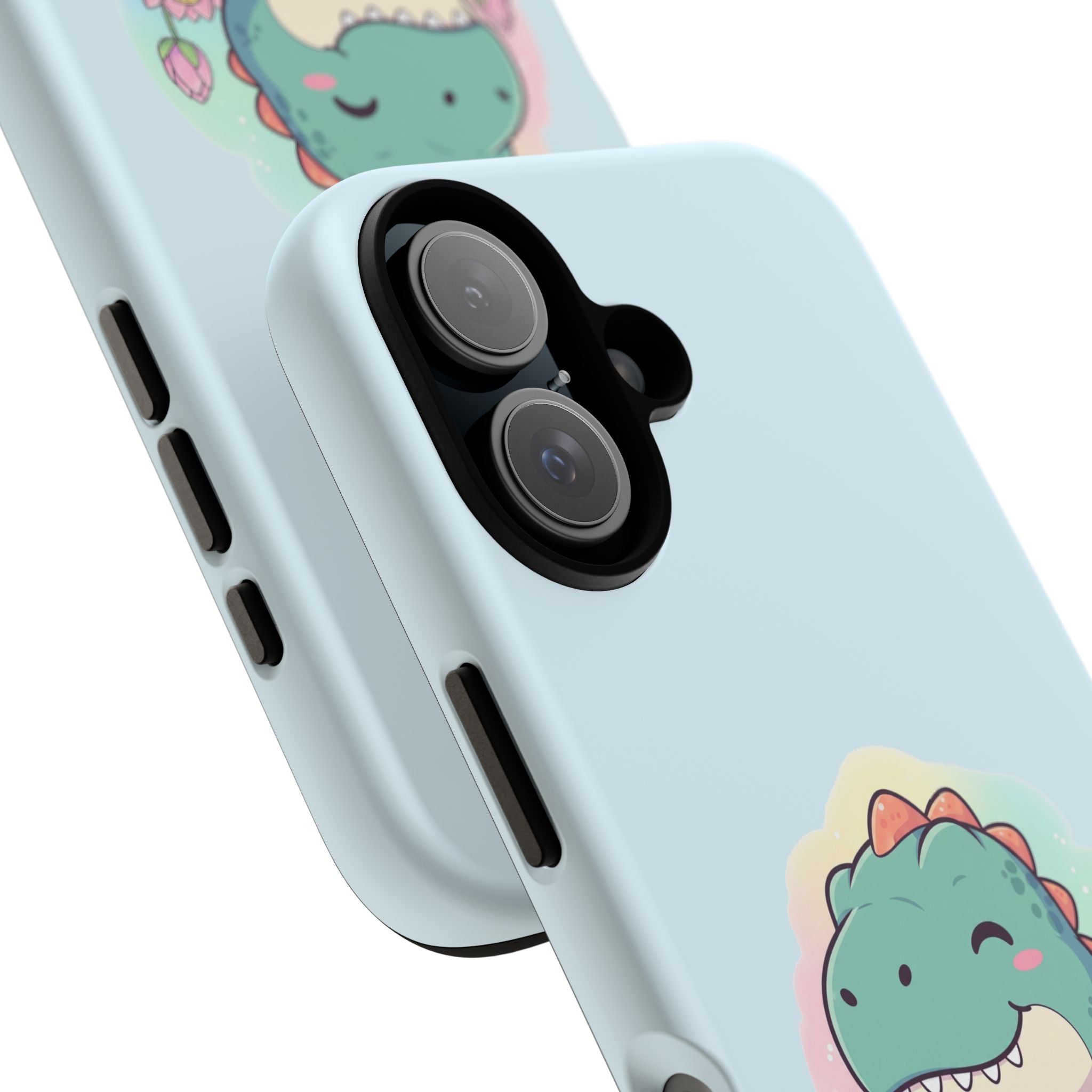 NamasTe-Rex Meditating Dinosaur Phone Case - Funny Yoga T-Rex Mobile Cover | Zen Tech Gift - Atlas Briefly