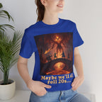 D&D Fantasy T-Shirt - Roll a Natural 20 Dungeon Master RPG Unisex Tee