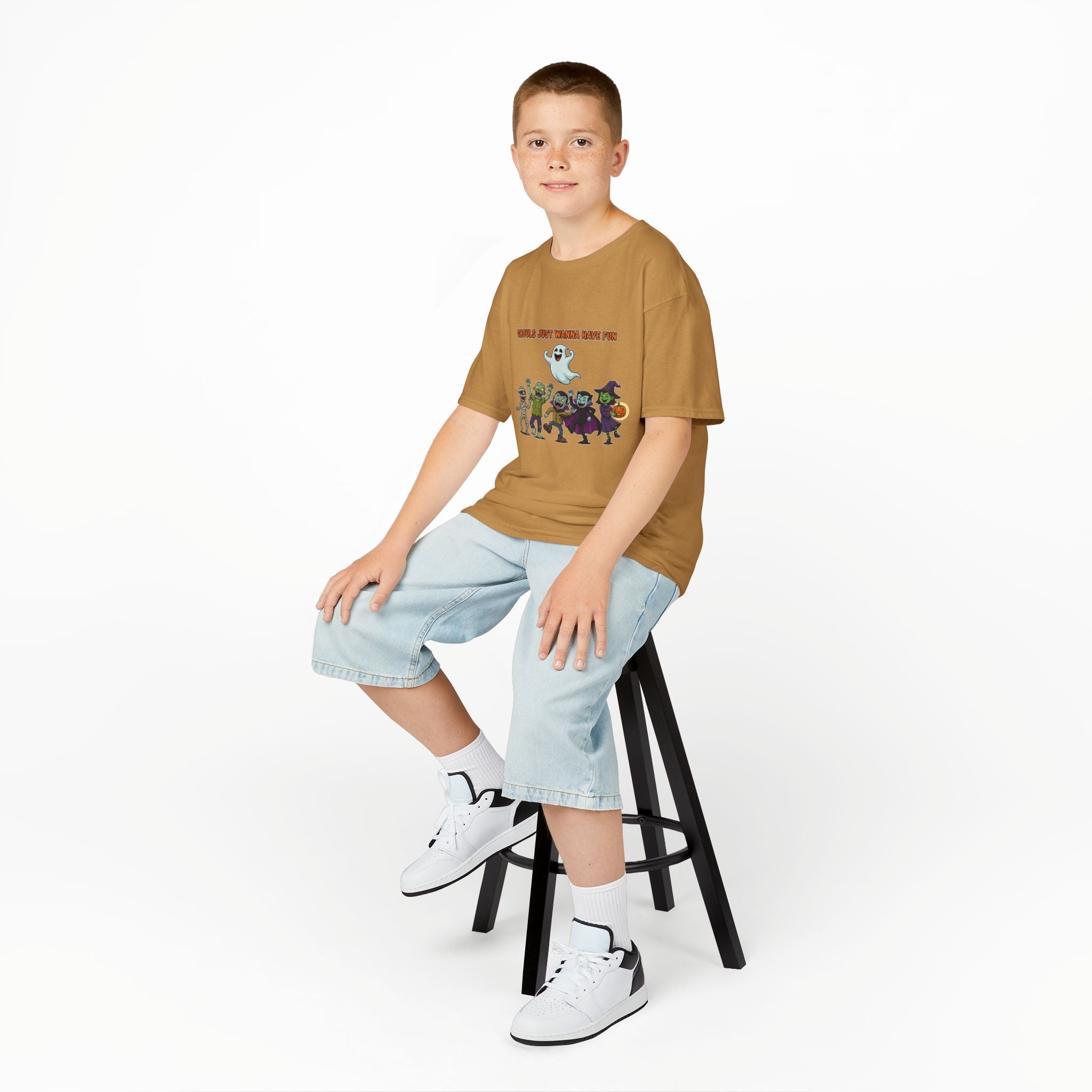 Ghouls Just Wanna Have Fun T-Shirt for Kids - Perfect Halloween Apparel - Atlas Briefly