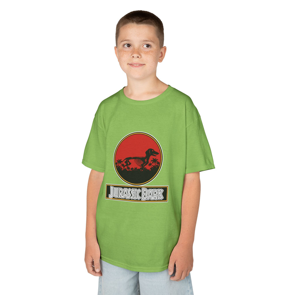 Kids Dachshund T-Shirt - Jurassic Bark Wiener Dog Tee